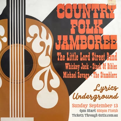 Spring Time Country Folk Jamboree poster